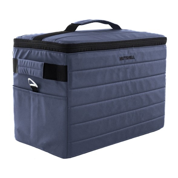 CocoFiber cooler showcasing its foldable design and coconut fiber insulation outdoors.