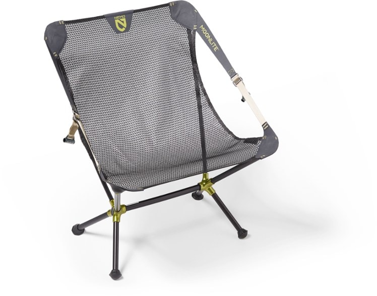 TrailBlaze Reclining Camping Chair in use at a campsite, showcasing its comfort and durability