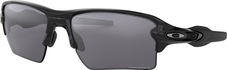 Close-up of Oakley Flak 2.0 XL sunglasses showcasing PRIZM lens technology.