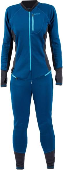 Kokatat Women's Habanero dry suit liner showcasing zipper design for easy wear.