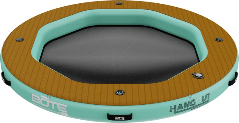 Aqua Bliss Inflatable Water Hammock in a pool setting, showcasing its spacious design.