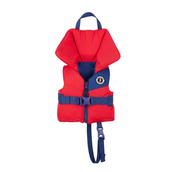 ComfortGuard Kids' PFD being worn by a child while paddling, showcasing its comfort and buoyancy.