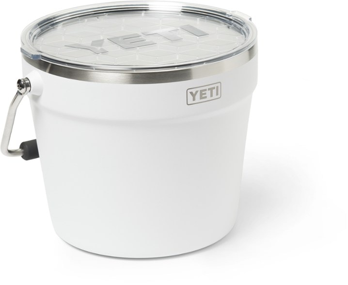 YETI Insulated Beverage Bucket with drinks and ice