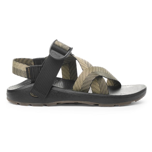 Chaco Mega Z/Cloud sandals showcasing adjustable straps and ChacoGrip outsoles.