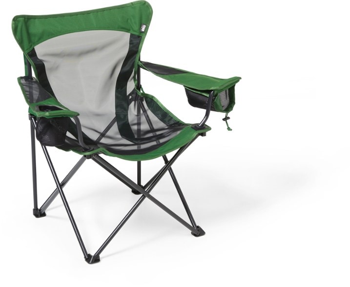 Campwell Comfort Chair with robust steel frame and integrated cup holder