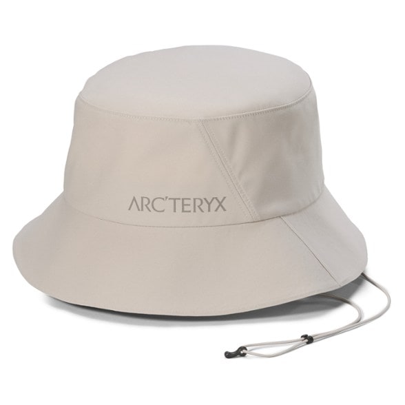Close-up of the Arc'teryx Sinsolo Bucket Hat showing the full brim and fabric texture