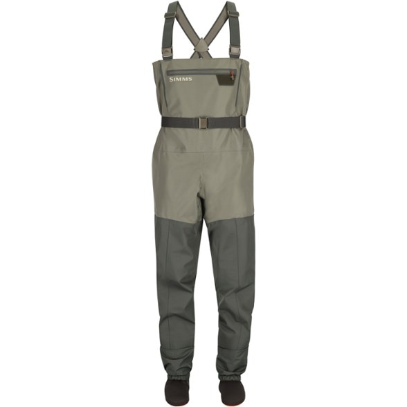 TidalMaster Men's Waterproof Stockingfoot Waders with Gravel Guards - front view