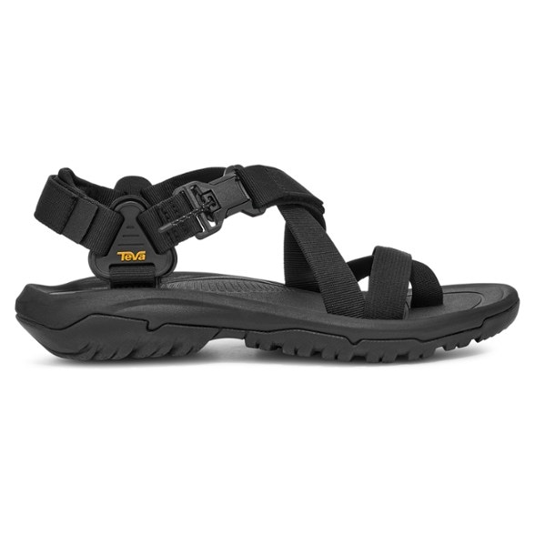 Side view of Teva Hurricane Terra Dactyl men's sandals showing rugged sole and athletic straps