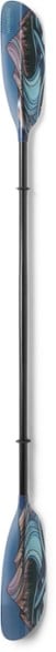 Camano Elite kayak paddle with translucent blades and adjustable ferrule