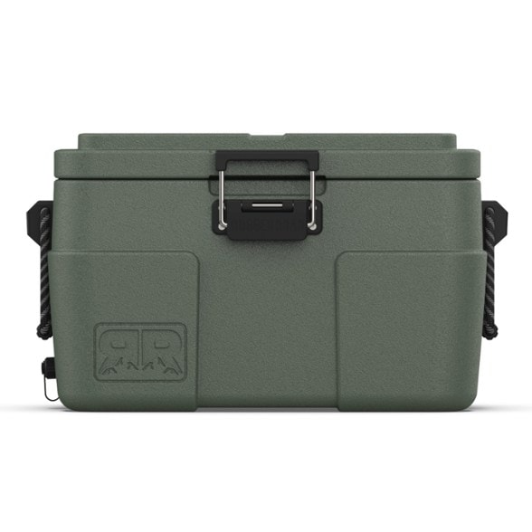 Rugged Road 65 V2 cooler in use at a picnic, emphasizing its portability and large capacity ice cooler features.