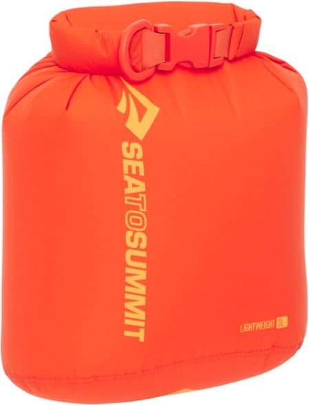 3L lightweight waterproof dry bag on a hiking trail, showcasing its durable design.
