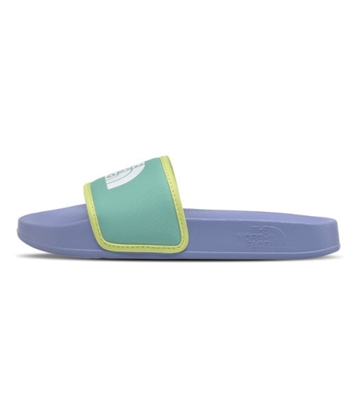 North Face kids slide sandals with eco-friendly TPU straps and lightweight EVA foam soles, ideal for summer wear