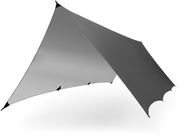 StormShield Backpacking Shelter setup in a stormy weather condition