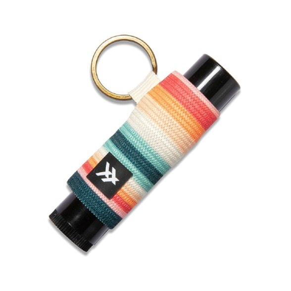 Keychain Lip Balm Case Holder attached to keys