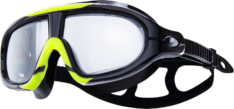 TYR Orion Adult Swim Mask - side view, showcasing wide peripheral range