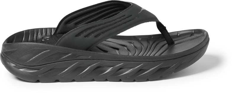 HOKA ORA Recovery Sandals for men showcasing their cushioned midsoles and stylish design.