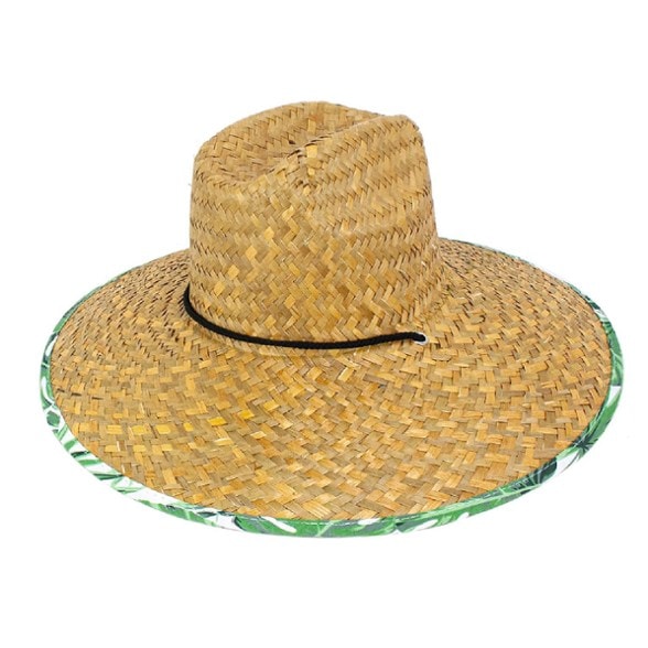 SolGuard UPF 50 Lifeguard Sun Hat - front view with wide brim