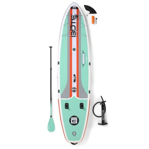 Breeze Aero inflatable paddle board showcasing its algae deck and lightweight design
