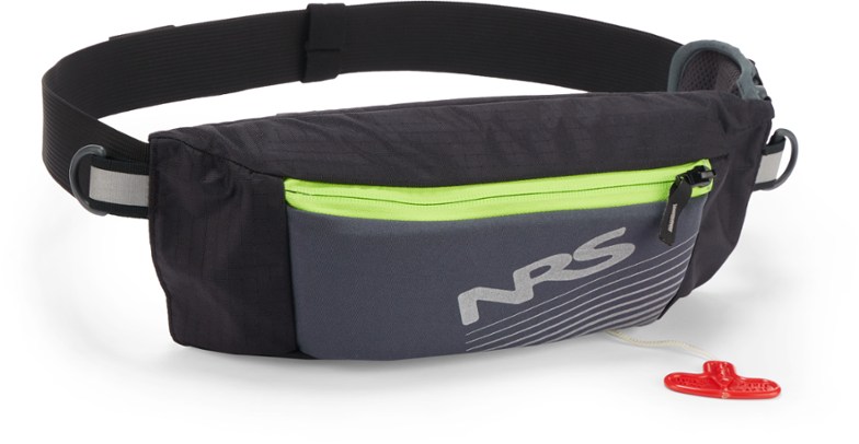 Front angle of Zephyr AirFit Paddle Belt showing compact waist pack design