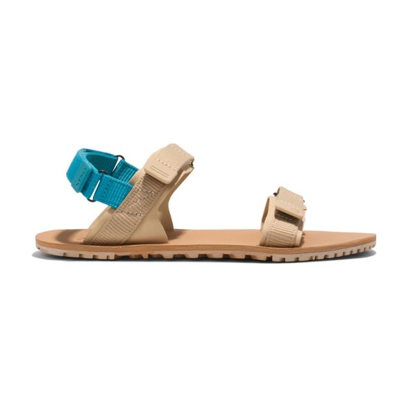 Side view of women's FlexTrail sandals showing dual-chevron tread ideal for hiking