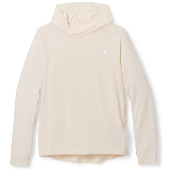 Men wearing the Eco-Friendly Adventure Sun Hoodie on a sunny hike, showcasing its UPF protection and breathable design.