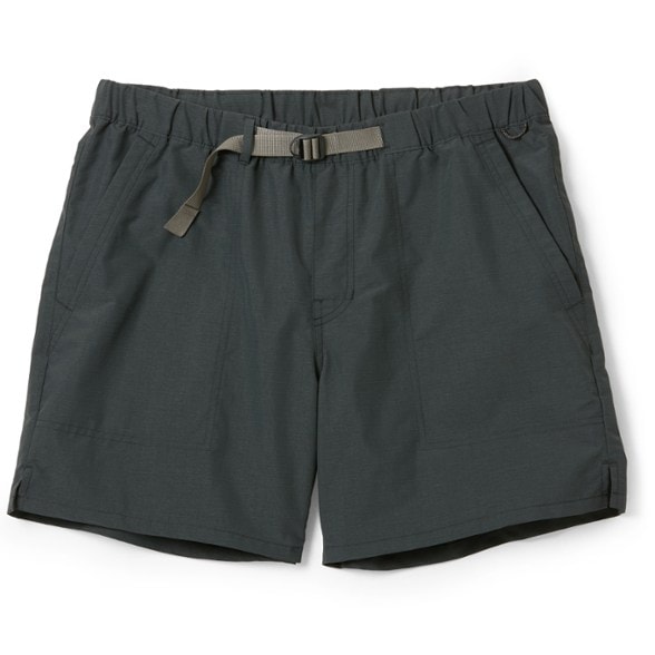 Men wearing quick dry shorts with zippered pockets during a hike