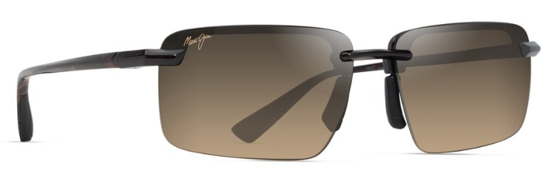 Maui Jim Laulima polarized sunglasses against a sunny outdoor setting.