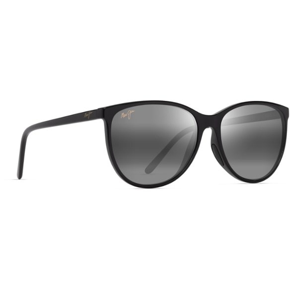 Maui Jim Ocean sunglasses side profile, showing sleek cat-eye frames and polarized lenses