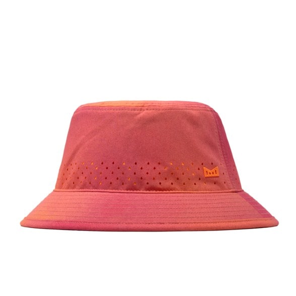 Front view of the Caddy HydroLite bucket hat showing its wide brim and breathable fabric for sun protection