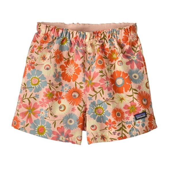 Patagonia Baby Baggies shorts in vibrant color, perfect for beach outings.