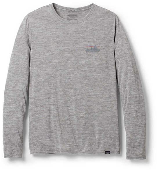 Patagonia Capilene Cool Daily long sleeve shirt worn during a hike.