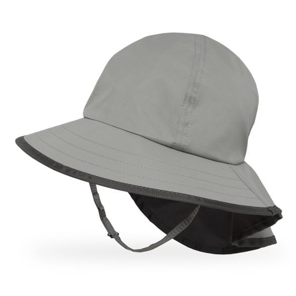 Side view of Sunshine Explorer Kids Hat showcasing adjustable strap.