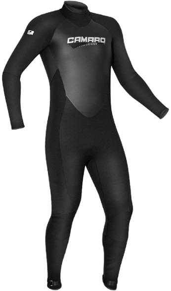 CamaroFlex Men's 5/3 Wetsuit for surfing and kiteboarding, front view