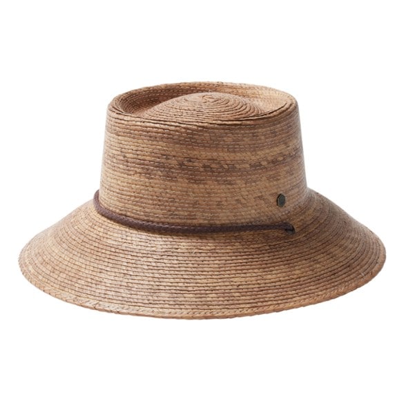 Handwoven straw bucket hat for women, perfect for summer outings