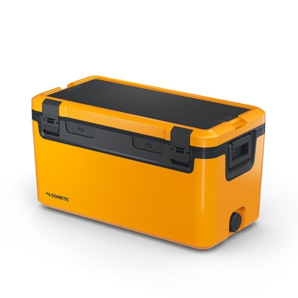 Dometic Recon 69L Cooler with open lid showcasing large capacity and durability