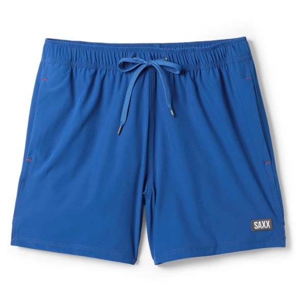 Men's quick-dry swim shorts with support liner, perfect for water sports