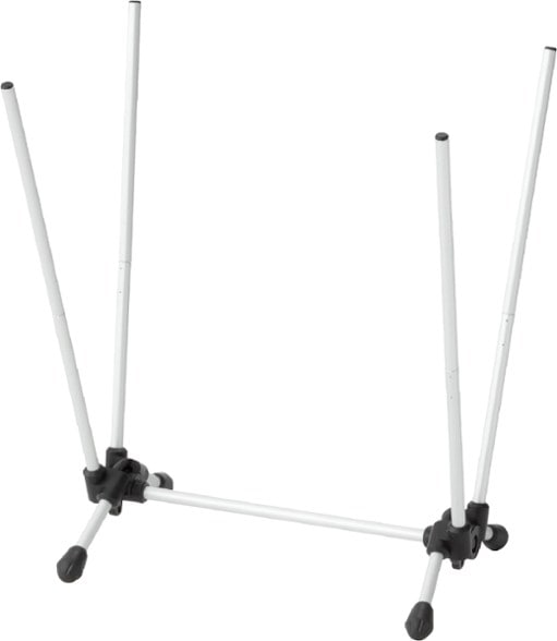 Front view of CampTidy Pro Collapsible Recycling Stand showing three-bag storage inside