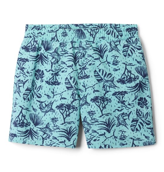 Close-up of Columbia mesh liner shorts for boys with quick dry fabric