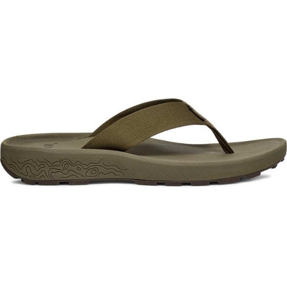 Hydratrek Adventure Flip-Flops for Men showing textured topsoles for grip during water activities.