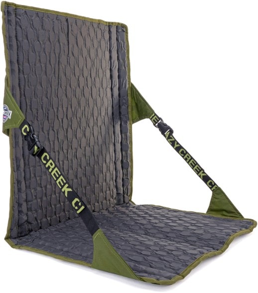 Hex 2.0 LongBack lightweight camp chair unfolded showing its spacious backrest and support structure