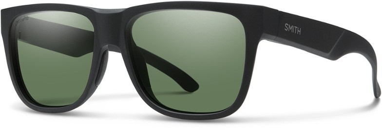 Smith Lowdown 2 ChromaPop sunglasses model shown at the beach, highlighting glare reduction.