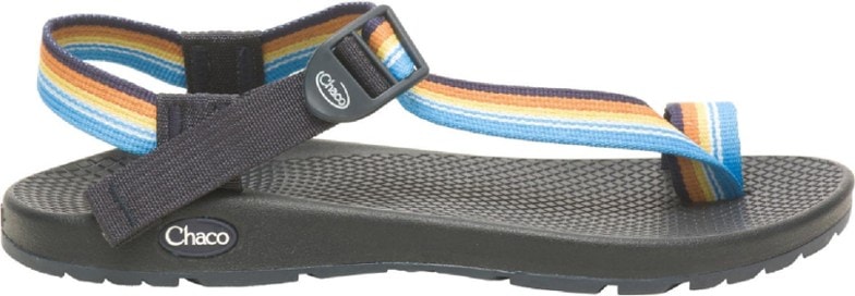 Side view of Bodhi Drift women's sandals highlighting the adjustable toe loop and arch support