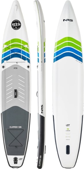 TurboTour 126 Inflatable Touring Paddle Board on a calm river