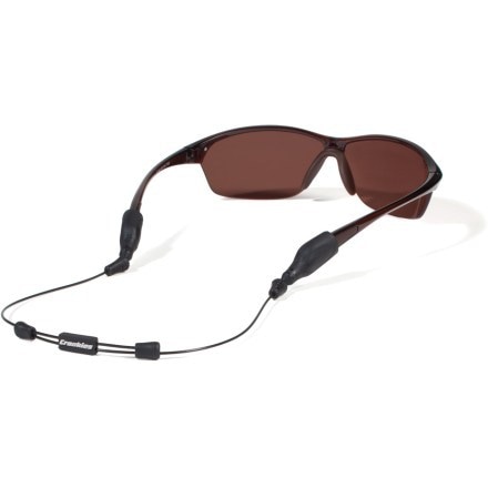 ActiveFit Adjustable Sunglasses Retainer showcasing its adjustable design for large earpieces.