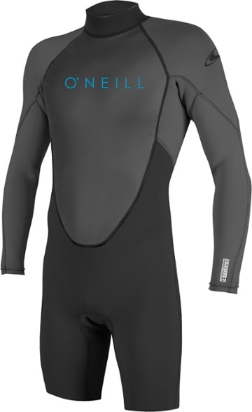 O'Neill Kids Youth Reactor 2 wetsuit front view showing long sleeves and neoprene material