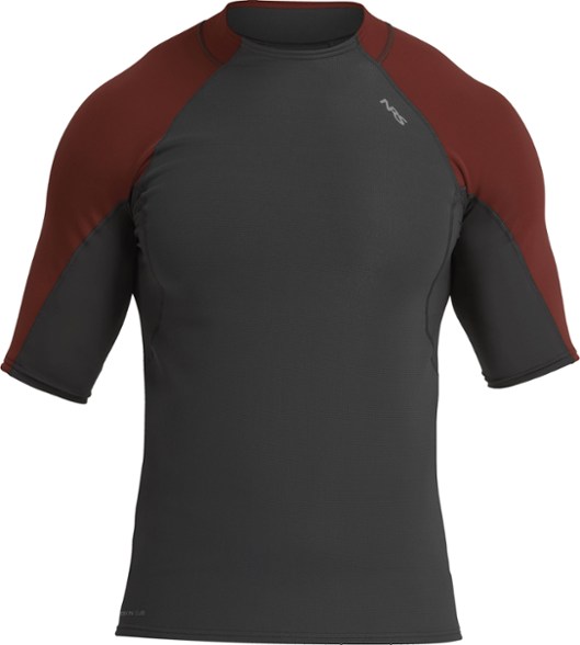 Close-up of the Titanium Hydroskin Paddling Shirt showcasing its neoprene texture.
