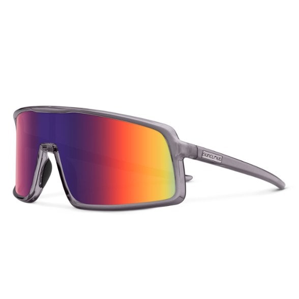 AdventureMax polarized sports sunglasses showcasing their large fit and UV protection in an outdoor setting.