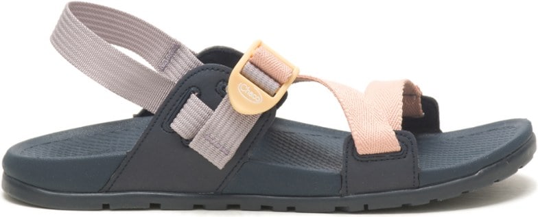 TerraStride women's sandals on a rocky terrain, showcasing great traction