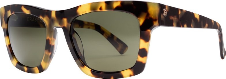 Electric Crasher 49 Sunglasses modeled on a man outdoors, showcasing chunky rectangular frames