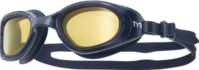 TYR Special Ops 2.0 polarized swim goggles with anti-fog lenses and wide view